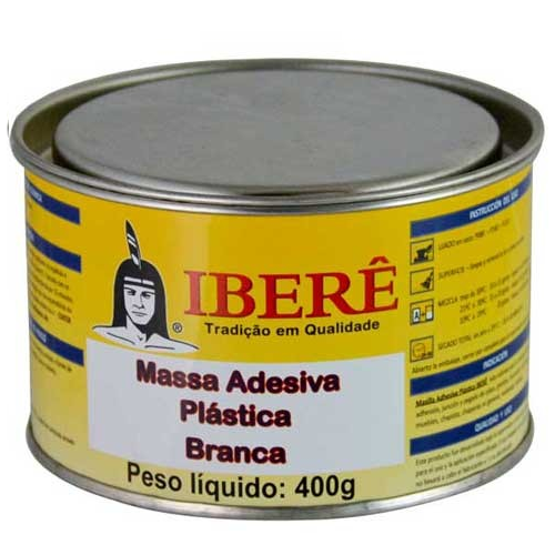 Massa Plástica Branca 400g Iberê